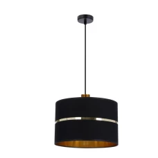 Candellux ASSAM E27 чорний 31-17444. Підвісна люстра