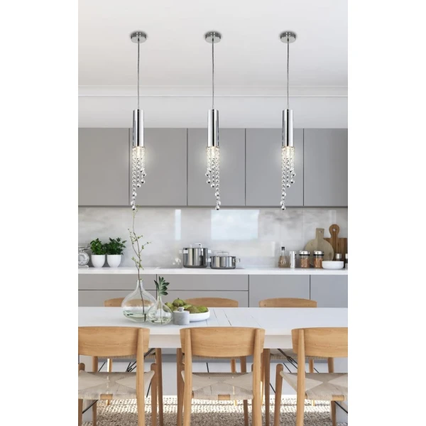 Підвісний світильник Candellux DUERO GU10 хром 31-25241 - Фото 2