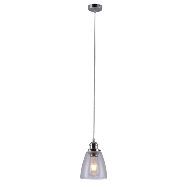 Підвісний світильник Candellux Voice Е27 сірий 31-70821 - Фото 3