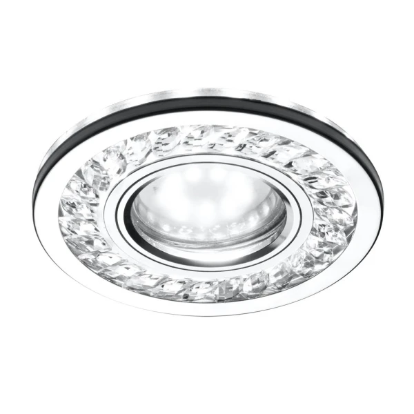 Точковий світильник врізний Candellux SK-92 GU10 6500К хром 2268705 - Фото 1