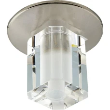 Candellux SK-17 G4 нікелевий 2268876. Точковий світильник