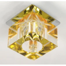 Candellux SK-47 G4 жовтий, хром 2217669. Точковий світильник