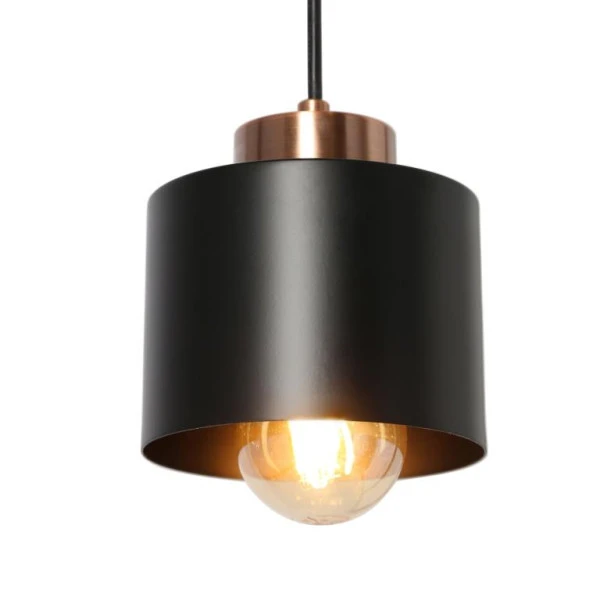 Підвісний світильник Candellux OLENA E27 чорний, мідний 31-78421 - Фото 2