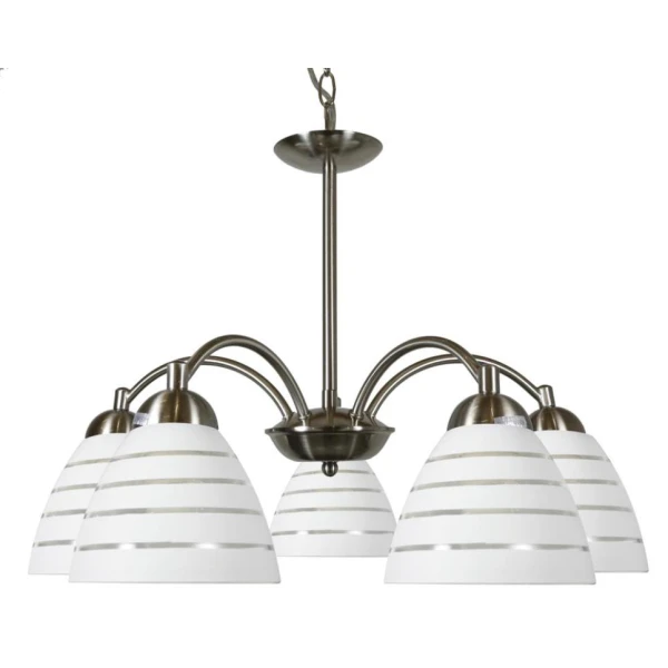 Люстра підвісна Candellux ULI E27 нікелевий 35-66169 - Фото 1