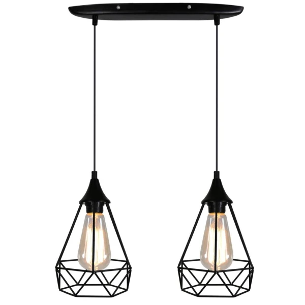Підвісний світильник Candellux GRAF E27 чорний 32-62895 - Фото 1