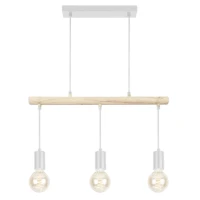 Candellux IZZY E27 білий, бежевий 33-78070. Світильник підвісний