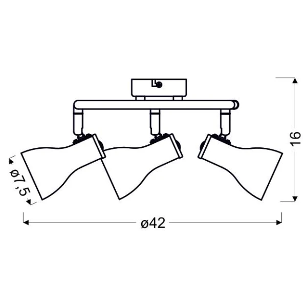 Світильник спот Candellux JULIE E14 хром 98-66633 - Фото 4