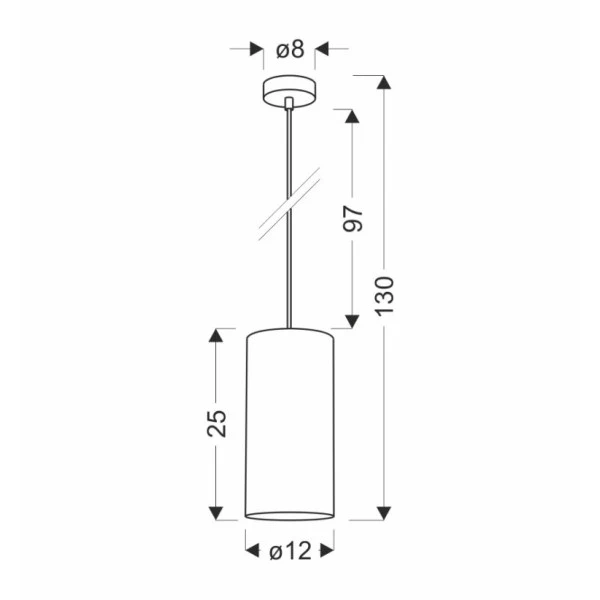 Підвісний світильник Candellux ARAGONA E27 чорний 31-19608 - Фото 4