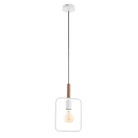 Candellux FRAME E27 бежевий, білий 31-73563. Світильник підвісний