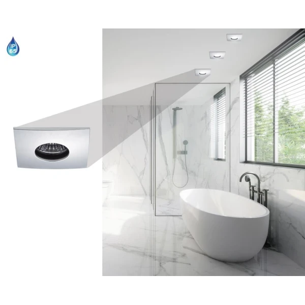 Точковий світильник врізний Candellux SH-13 MR16 хром 2258959 - Фото 2