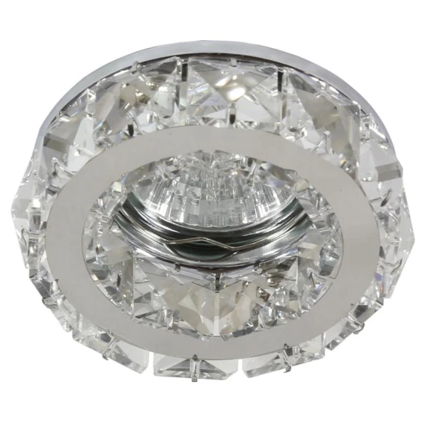 Точковий світильник врізний Candellux SK-83 MR16 хром 2232652 - Фото 1