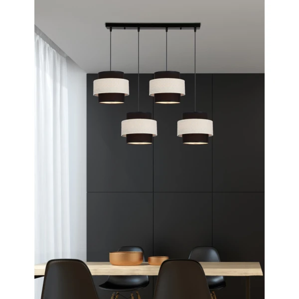 Підвісний світильник Candellux BENTA Е27 чорний 34-17840 - Фото 1