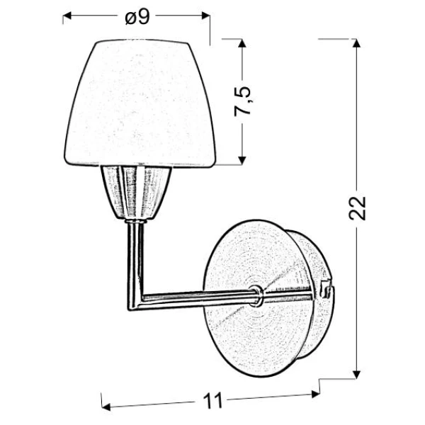 Бра Candellux TOGO G9 нікелевий 21-10622 - Фото 3