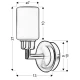 Бра Candellux MIRROR G9 нікелевий 22-89987