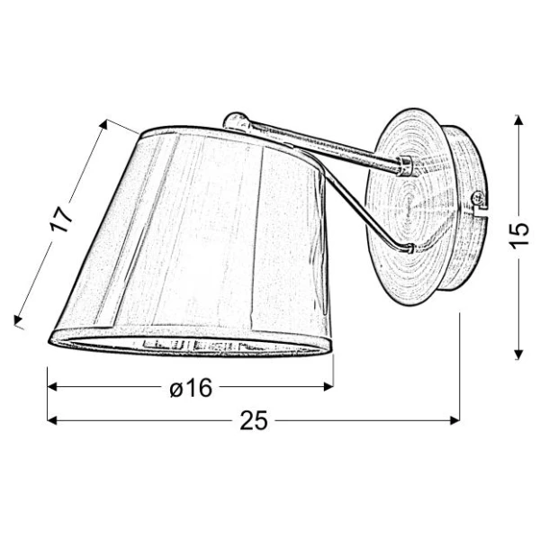 Бра Candellux CORTEZ E14 нікелевий 21-54975 - Фото 3
