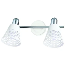 Candellux DISCOVERY E14 білий, хром 92-62161. Бра