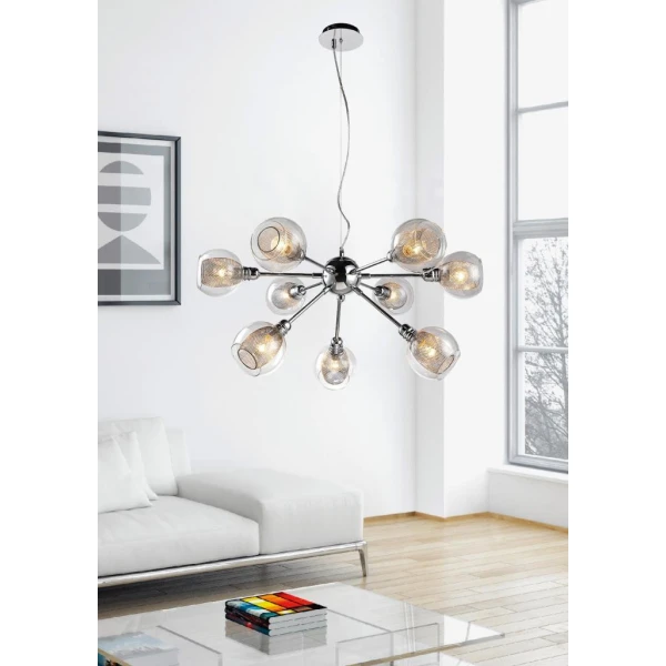 Підвісний світильник Candellux DIXI E14 хром 39-65018 - Фото 2