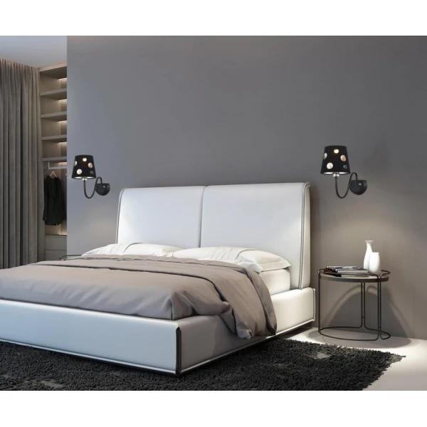 Бра Candellux BATLEY E14 чорний 50401108 - Фото 2