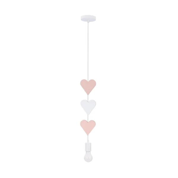 Підвісний світильник Candellux HEART E27 білий 31-12142 - Фото 1