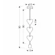 Підвісний світильник Candellux HEART E27 білий 31-12142