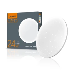 Videx 24W 4100K VL-CLR-244S. Накладний світлодіодний світильник