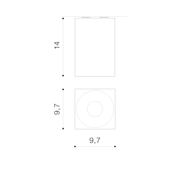 Точковий світильник Azzardo HUGO GU10 білий AZ0827 - Фото 2