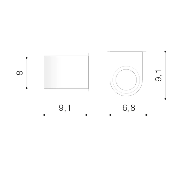 Фасадний світильник Azzardo Rimini GU10 графітовий AZ2176 - Фото 2