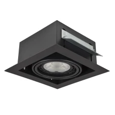 Azzardo Nova GU10 чорний AZ2869. Точковий світильник врізний