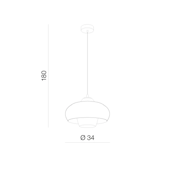 Підвісний світильник Azzardo Valten E27 чорний AZ3169 - Фото 2