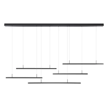 Azzardo Merlo 49 Вт 3000K чорний AZ3184. Люстра підвісна