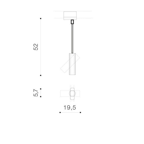Світильник трековий Azzardo Lens Track GU10 чорний AZ3511 - Фото 2