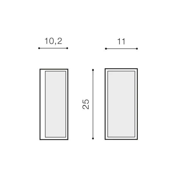 Світильник вуличний настінний Azzardo Veneto E27 графітовий AZ4349 - Фото 2