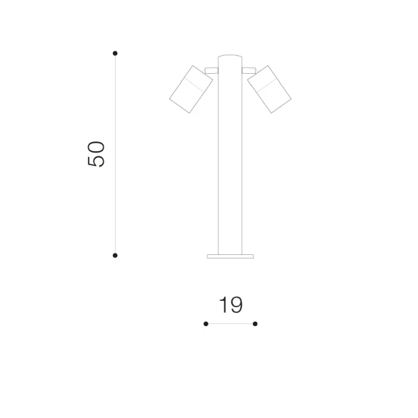 Світильник вуличний Azzardo Rolf GU10 чорний AZ4456 - Фото 2