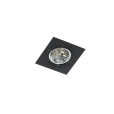 Azzardo Siro GX53 чорний AZ2805. Точковий світильник врізний