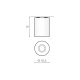 Точковий світильник Azzardo NEOS GU10 білий AZ0606
