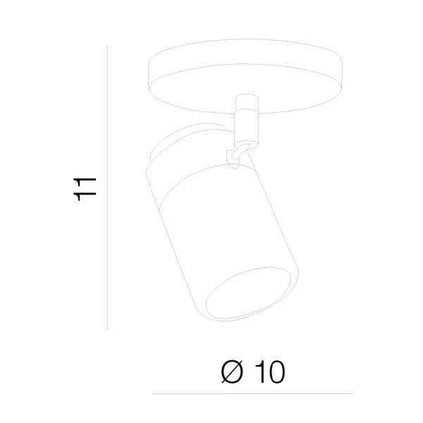 Світильник спот Azzardo NOEMIE GU10 хром AZ1310 - Фото 2