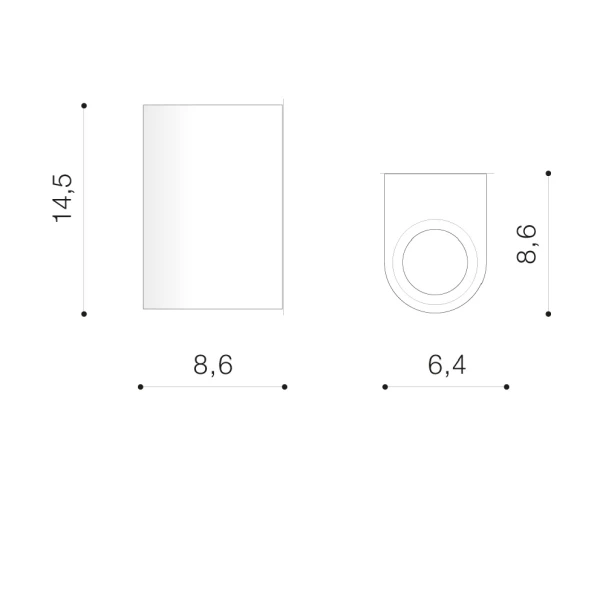 Фасадний світильник Azzardo Rimini GU10 чорний AZ2178 - Фото 2