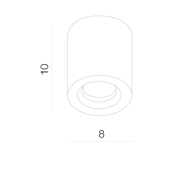 Точковий світильник Azzardo Aro GU10 чорний AZ2558 - Фото 2