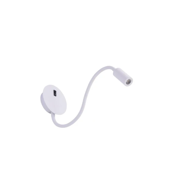 Настінний світильник Azzardo Nogat 3 Вт 3000K білий AZ2944 - Фото 1