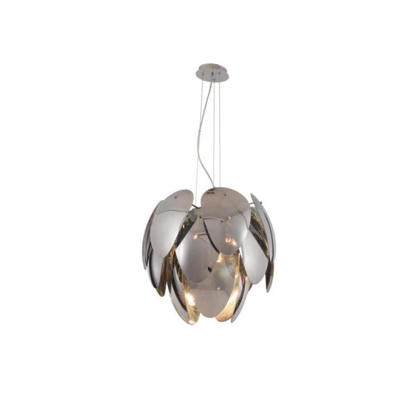 Підвісна люстра Azzardo Antires E27 сірий AZ2996 - Фото 1