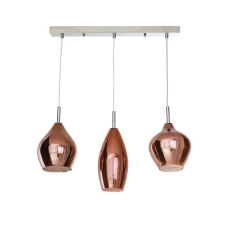 Azzardo Amber Milano G9 мідний AZ3078. Світильник підвісний