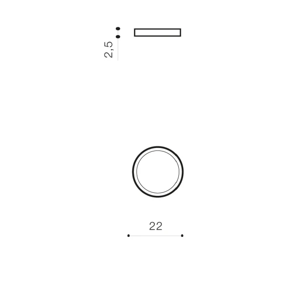 Світильник стельовий Azzardo Malta 18 Вт 4000K чорний AZ4240 - Фото 2
