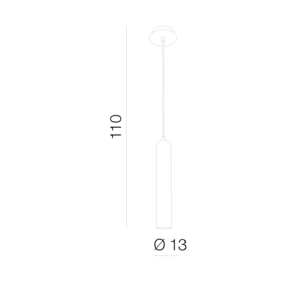 Підвісний світильник Azzardo TUBO GU10 AZ1236 - Фото 2