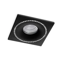 Azzardo SIMON GU10 чорний AZ1615. Точковий світильник врізний