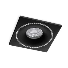 Azzardo SIMON GU10 чорний AZ1615. Точковий світильник врізний