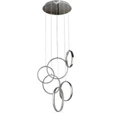 Azzardo Olimp 80 Вт 3000K хром AZ2450. Люстра підвісна