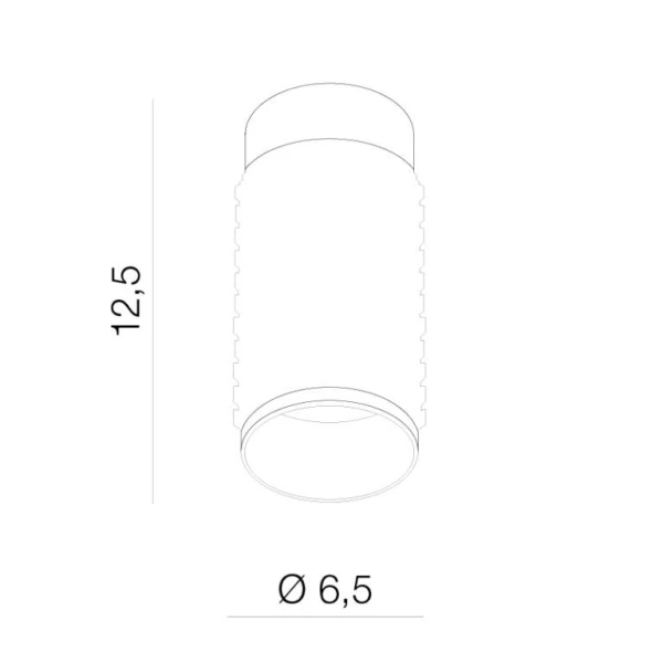 Точковий світильник Azzardo Avica GU10 чорний AZ3121 - Фото 2
