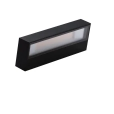 Azzardo Cosel 8 Вт 3000K чорний AZ4353. Світильник фасадний