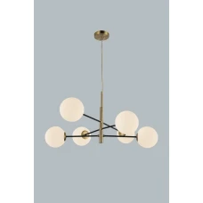 Azzardo Oviedo G9 золотий AZ4421. Люстра підвісна
