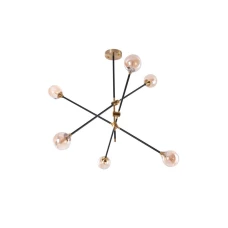 Azzardo Solen E14 золотий AZ4700. Люстра підвісна